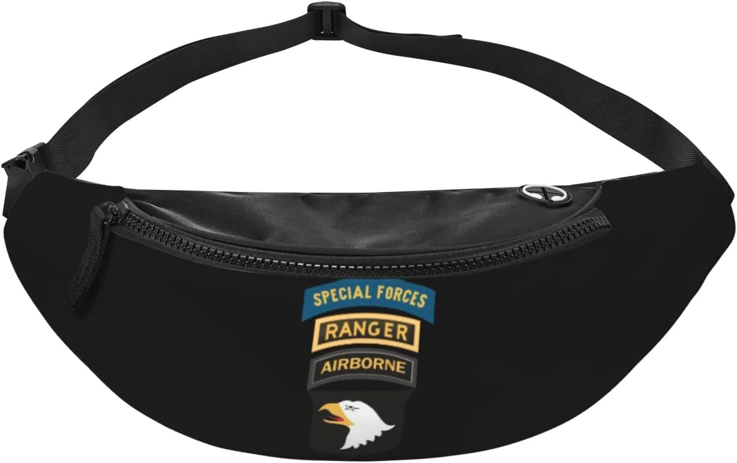 101st Airborne Ranger Special Forces Fanny Pack Daypack Crossbody Waist Bag For Travel Sports Running Hiking