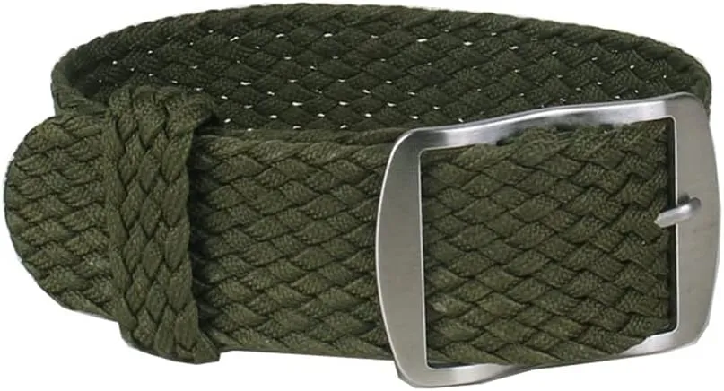 16mm 18mm 20mm 22mm Solid Color Woven Nylon watchbands Bracelet Fabric Woven Watch Strap Band Buckle Belt Black Blue (Band Color : Style G, Band Width : 20mm)
