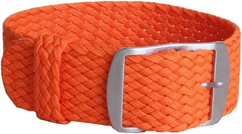 16mm 18mm 20mm 22mm Solid Color Woven Nylon watchbands Bracelet Fabric Woven Watch Strap Band Buckle Belt Black Blue (Band Color : Style G, Band Width : 20mm)