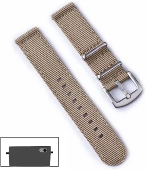 18 Mm 20 ​​Mm 22 Mm Nylon Strap Quick Release Spring Military Strap for Watch Accessories Replacement Bracelet(D,22MM)