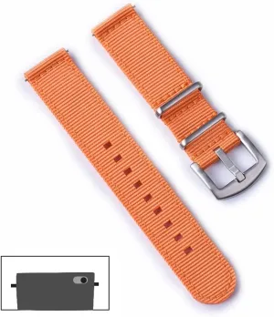 18 Mm 20 ​​Mm 22 Mm Nylon Strap Quick Release Spring Military Strap for Watch Accessories Replacement Bracelet(Gray,20MM)