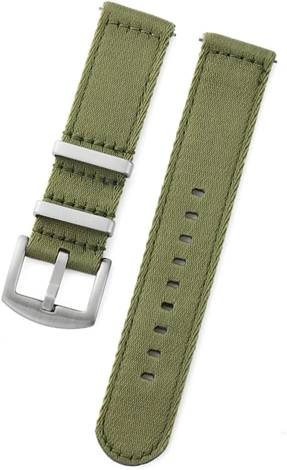 20mm 22mm Nylon Watch Strap Smooth Soft Nylon Sport Replacement Band Quick Release Canvas Bracelet Watchband