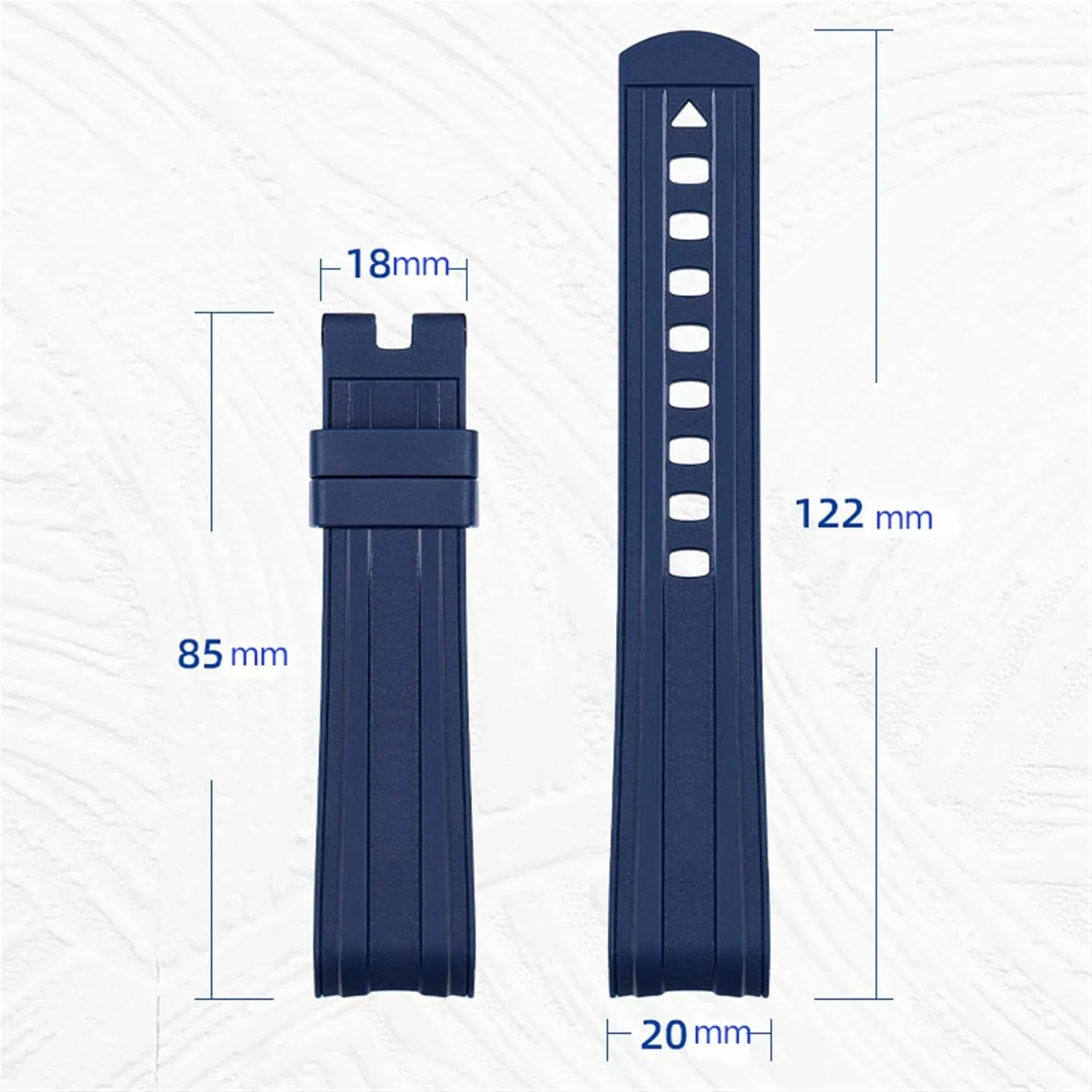 20mm 22mm Rubber Watchband For Omega SEAMASTER 003 007 PLANET OCEAN AT150 Pin Buckle Silicone Strap Watch Band Bracelet