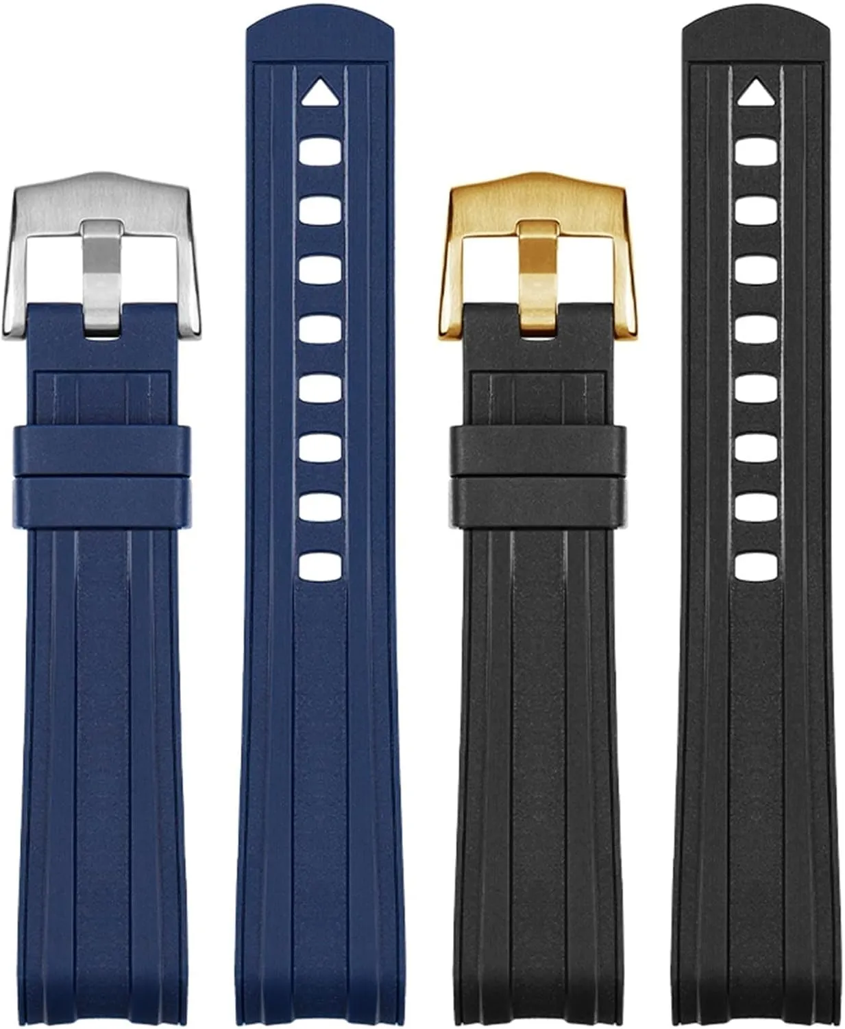 20mm 22mm Rubber Watchband For Omega SEAMASTER 003 007 PLANET OCEAN AT150 Pin Buckle Silicone Strap Watch Band Bracelet