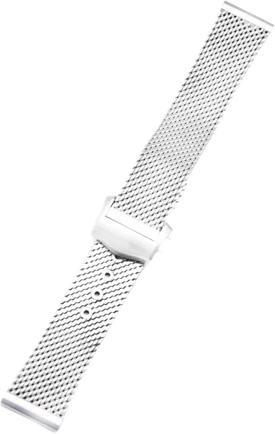 20mm 316L Steel Chain Watchband Fit for Omega Strap 007 Seamaster Diver 300 Bracelet Replace Milanese Stainless Belt