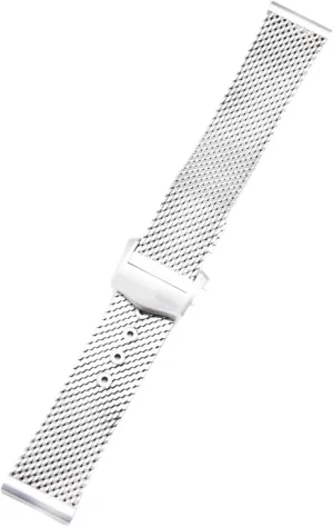 20mm 316L Steel Chain Watchband Fit for Omega Strap 007 Seamaster Diver 300 Bracelet Replace Milanese Stainless Belt