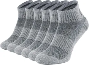 281Z Running Cushion Ankle Low Cut Socks - Cushioned Sole - Moisture Wicking - Odor Resistant