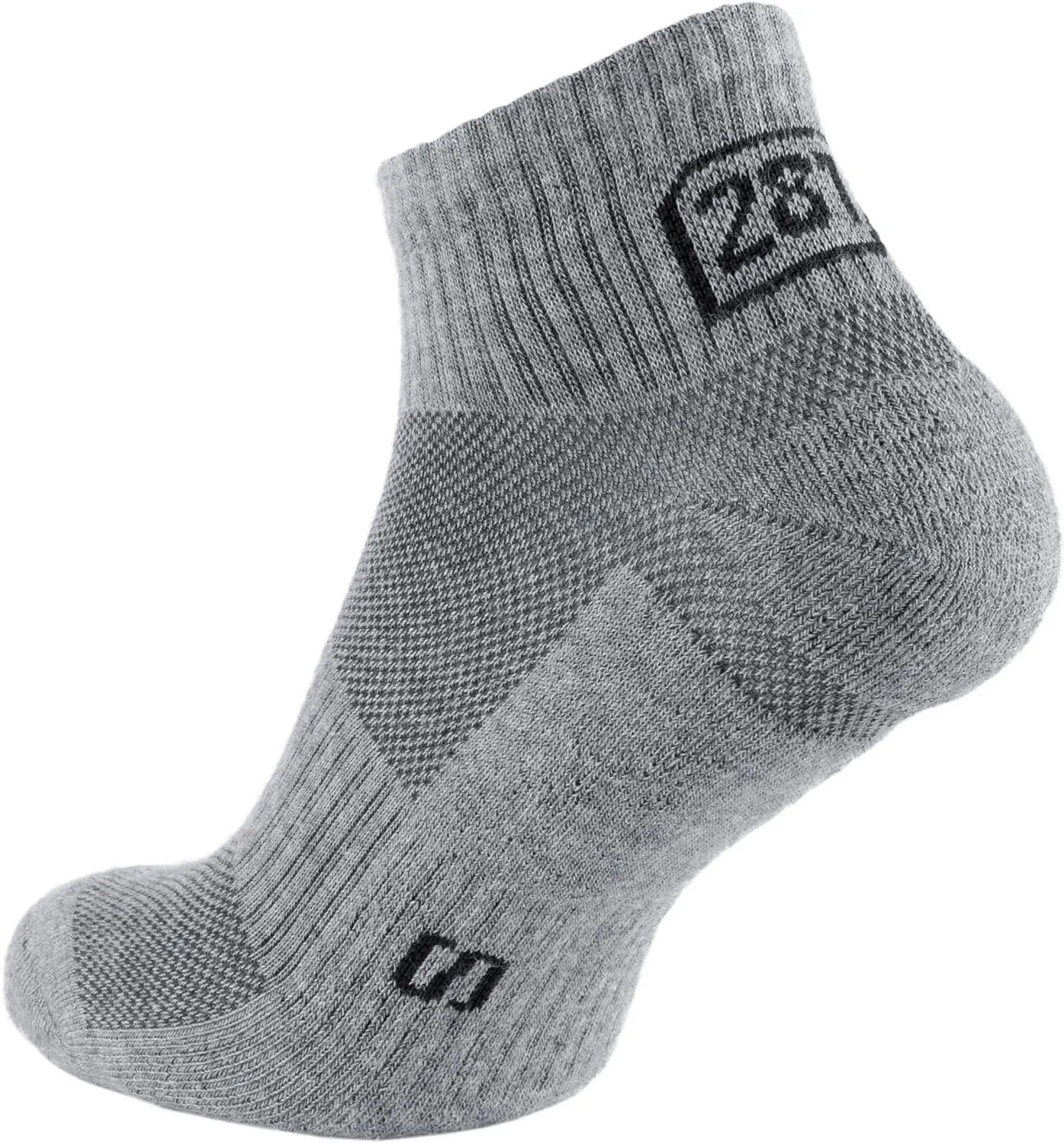 281Z Running Cushion Ankle Low Cut Socks - Cushioned Sole - Moisture Wicking - Odor Resistant