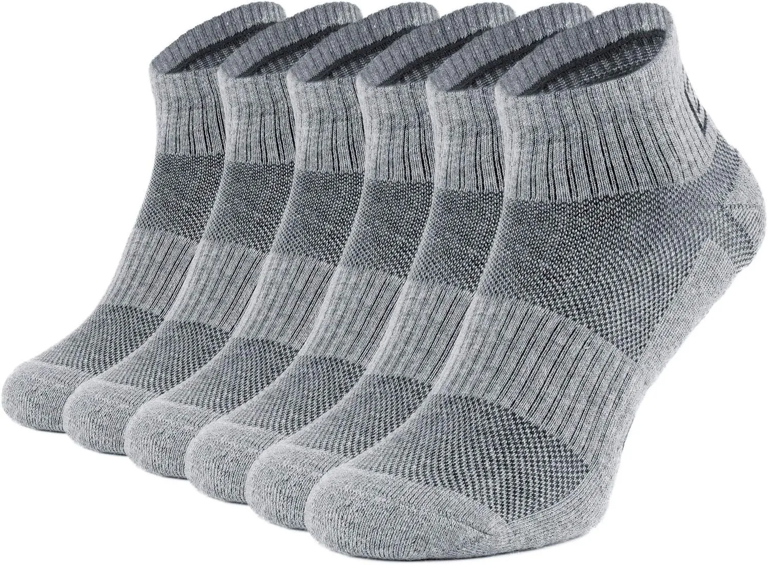 281Z Running Cushion Ankle Low Cut Socks - Cushioned Sole - Moisture Wicking - Odor Resistant