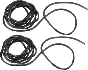 2Packs Cowhide Rope for DIY Jewelry Craft Durable Bead String Rope for Bracelet and Necklace Making Comfortable and Strong Cord for Creative Projects
