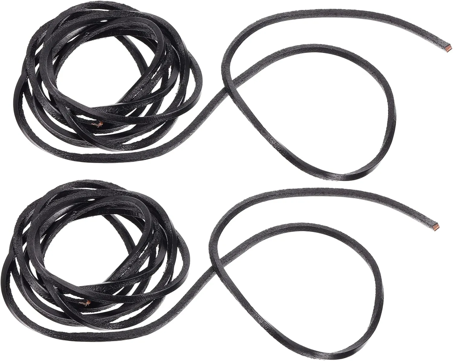 2Packs Cowhide Rope for DIY Jewelry Craft Durable Bead String Rope for Bracelet and Necklace Making Comfortable and Strong Cord for Creative Projects