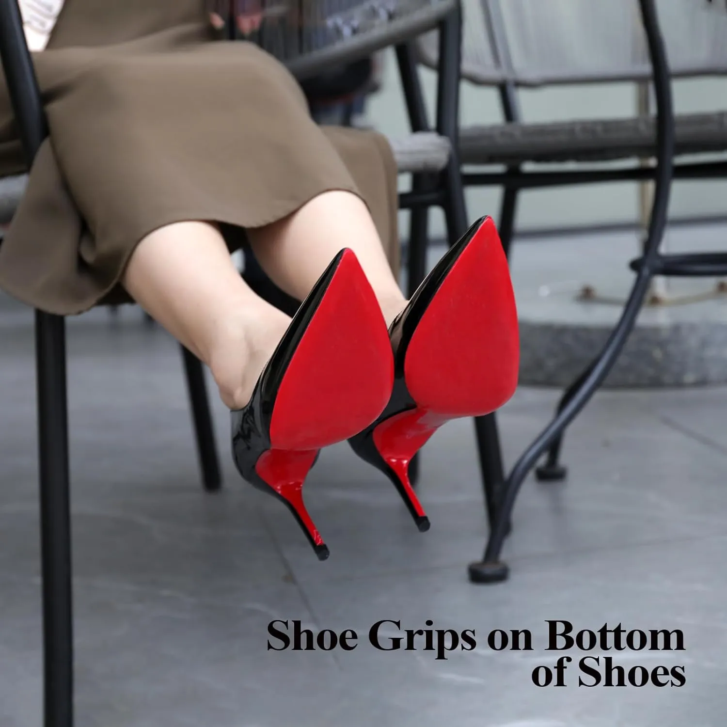 39 in Red Bottom Shoe Protector for Women, Self-Adhesive Christian Louboutin Sole Protector, Red Bottom Heels Guard, Non-Slip Shoe Sole Protector Replacement for Louboutin Shoes(5 in * 39 in)