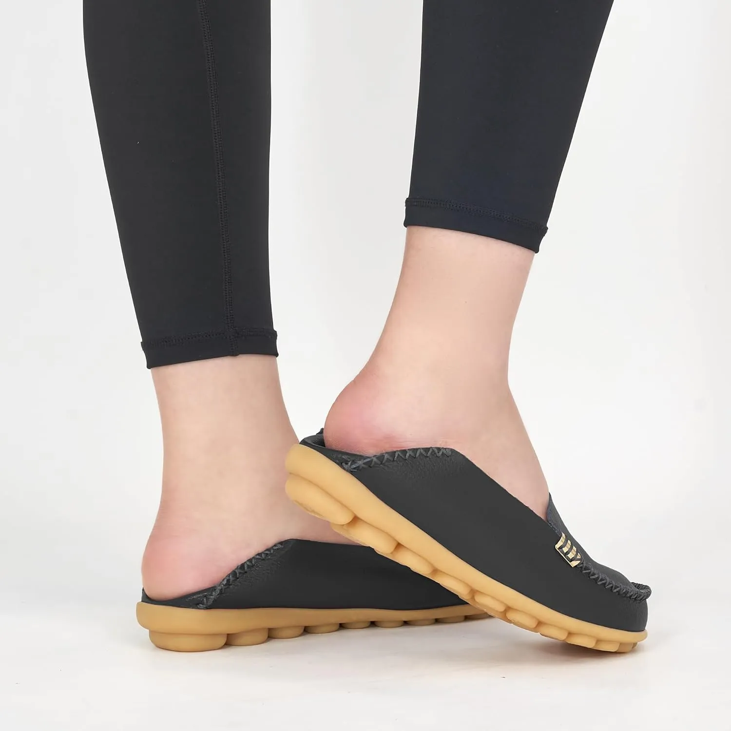 Ablanczoom Womens Loafers Flats Shoes: Comfort Round Toe Slip on Soft Moccasins Dressy Loafer for Driving Walking