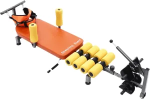 Adjustable Weight Training Bench,Portable Back Stretch Bench With Cervical Traction Tension Relief, Inversion Table Alternative,Multi-Purpose Workout Bench,For Home, Office, School, Gym,Etc(286.6LBS)