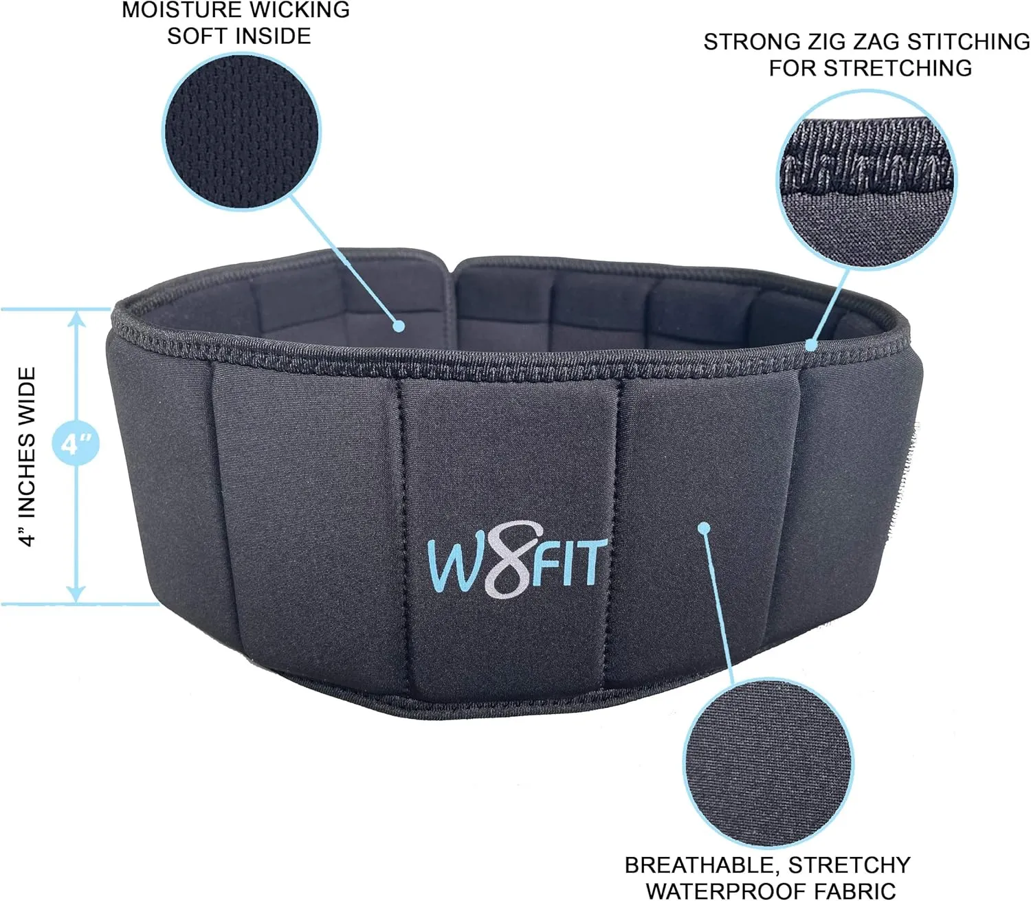 Adjustable Weighted Walking and Exercise Belt