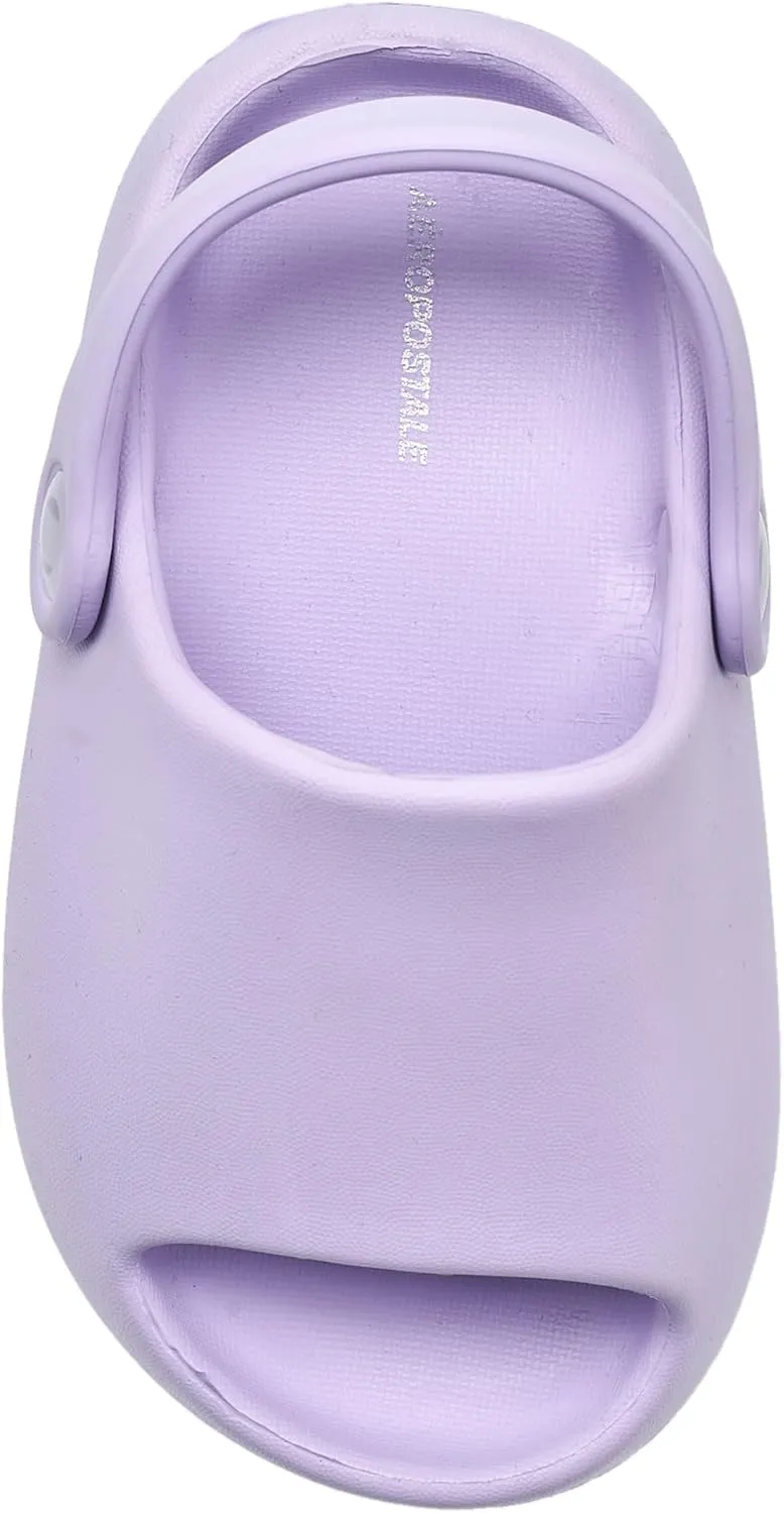 Aeropostale Toddler Youth Slide Sandals – Lightweight, Slip-On Shoes with Back Strap – Soft, Cushioned Sole for Boys & Girls
