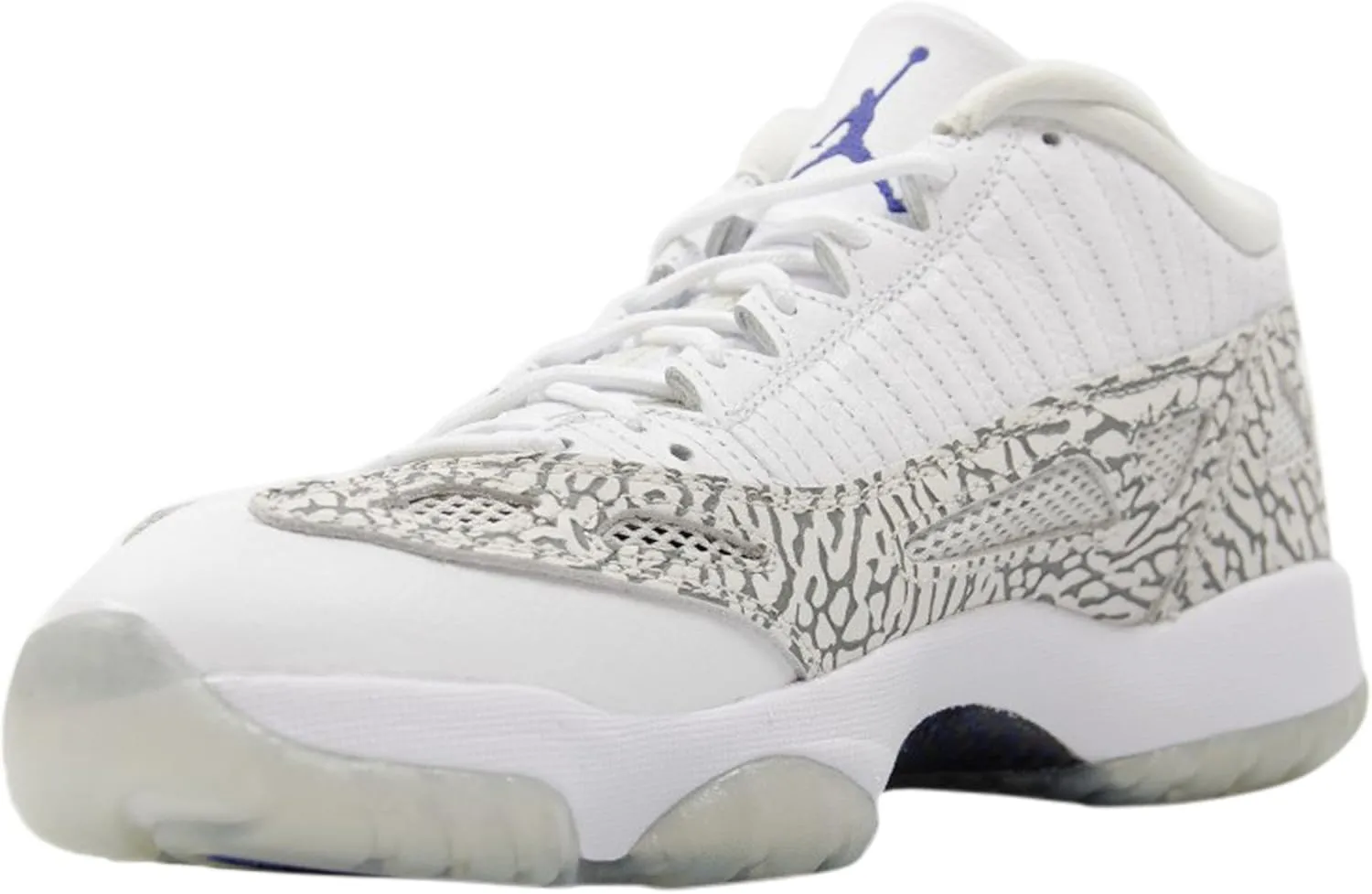 Air Jordan 11 Retro Low, White/Zen Grey/Cement Grey/Cobalt, Size 10 D(M)