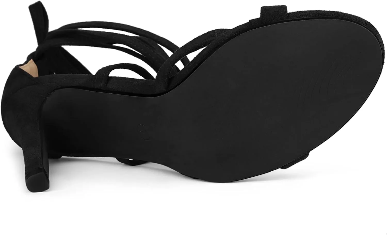 Allegra K Women's Lace Up Heels Stiletto High Heel Sandals