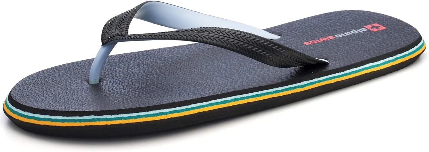 Alpine Swiss Men’s Flip Flops Lightweight EVA Sandals