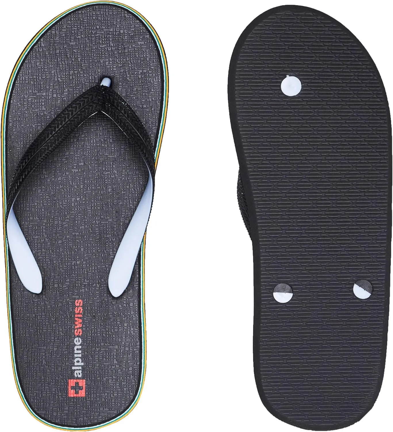 Alpine Swiss Men’s Flip Flops Lightweight EVA Sandals