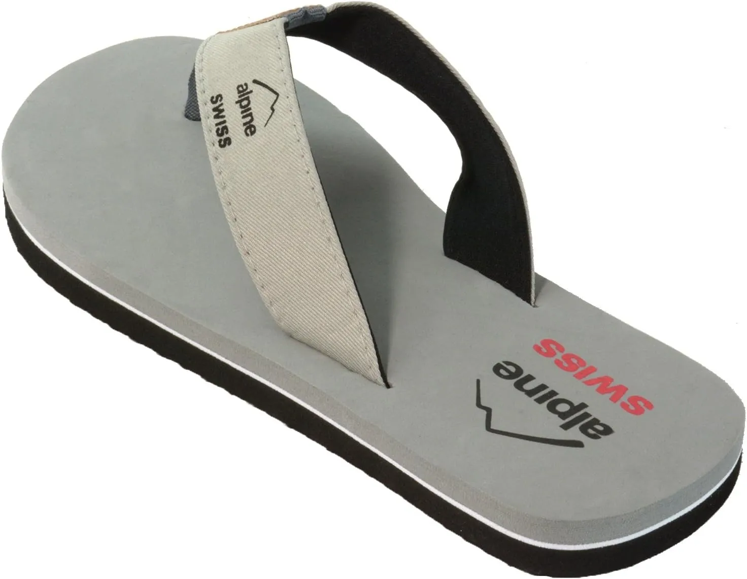 Alpine Swiss Mens Flip Flops | Lightweight Thong Sandals | Beach Sandals with EVA Sole for Comfort | Stylish Durable Flip Flops for Men Perfect for Casual Wear, Pool, and Outdoor Activities
