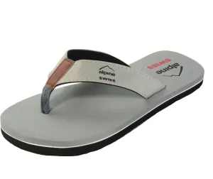 Alpine Swiss Mens Flip Flops | Lightweight Thong Sandals | Beach Sandals with EVA Sole for Comfort | Stylish Durable Flip Flops for Men Perfect for Casual Wear, Pool, and Outdoor Activities