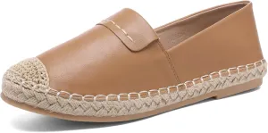 Altxic Women's Cap-Toe Classic Comfortable Slip on Lightweight Casual Espadrilles Loafer Flat