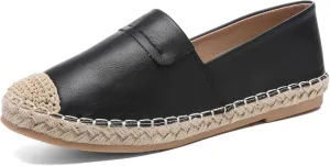 Altxic Women's Cap-Toe Classic Comfortable Slip on Lightweight Casual Espadrilles Loafer Flat