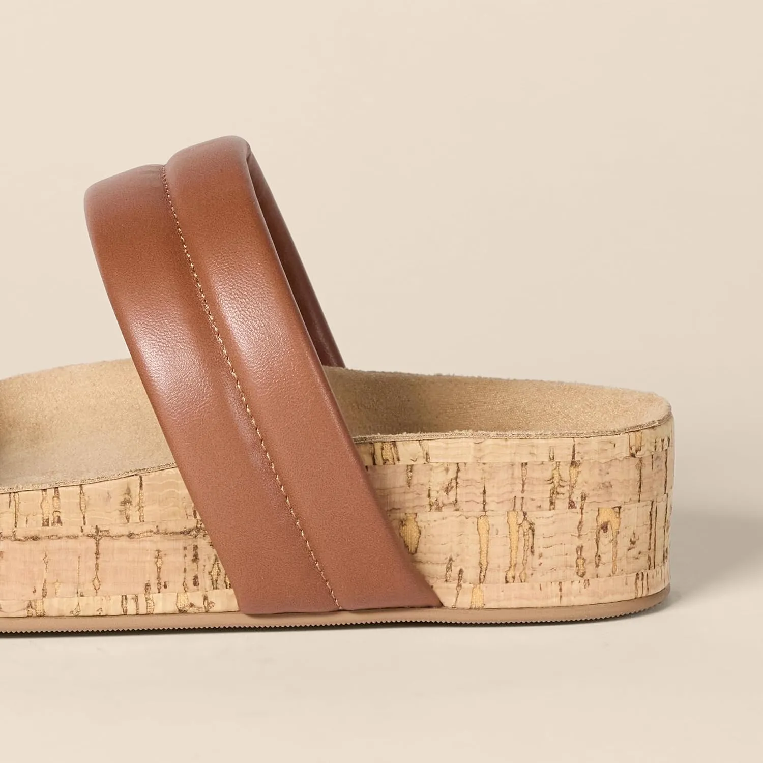 Amazon Essentials Women's Slide Cork Sandals