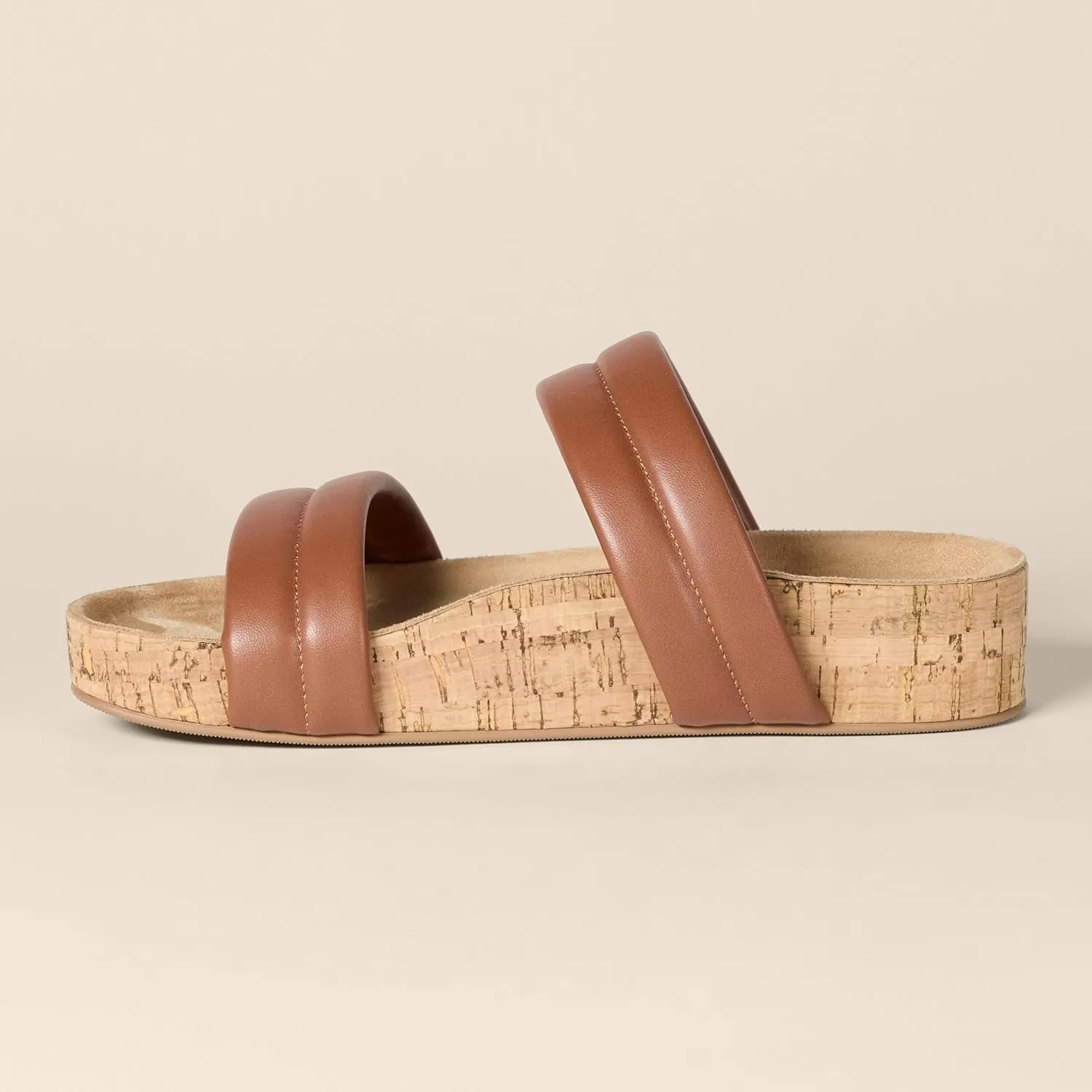 Amazon Essentials Women's Slide Cork Sandals