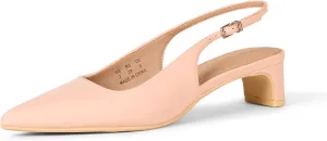 Amazon Essentials Women's Slingback Block Heel