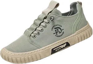 AngryMonkey Men's Outdoor Low Top Hopomart Sport Shoes, Non-Slip Lightweight Breathable Travel Casual Jogging Shoe