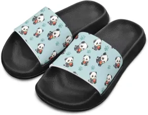 Animal Pattern Sandals House Slides Children's Cozy Pillow Slippers Soft Non-Slip for Beach Pool Bathroom