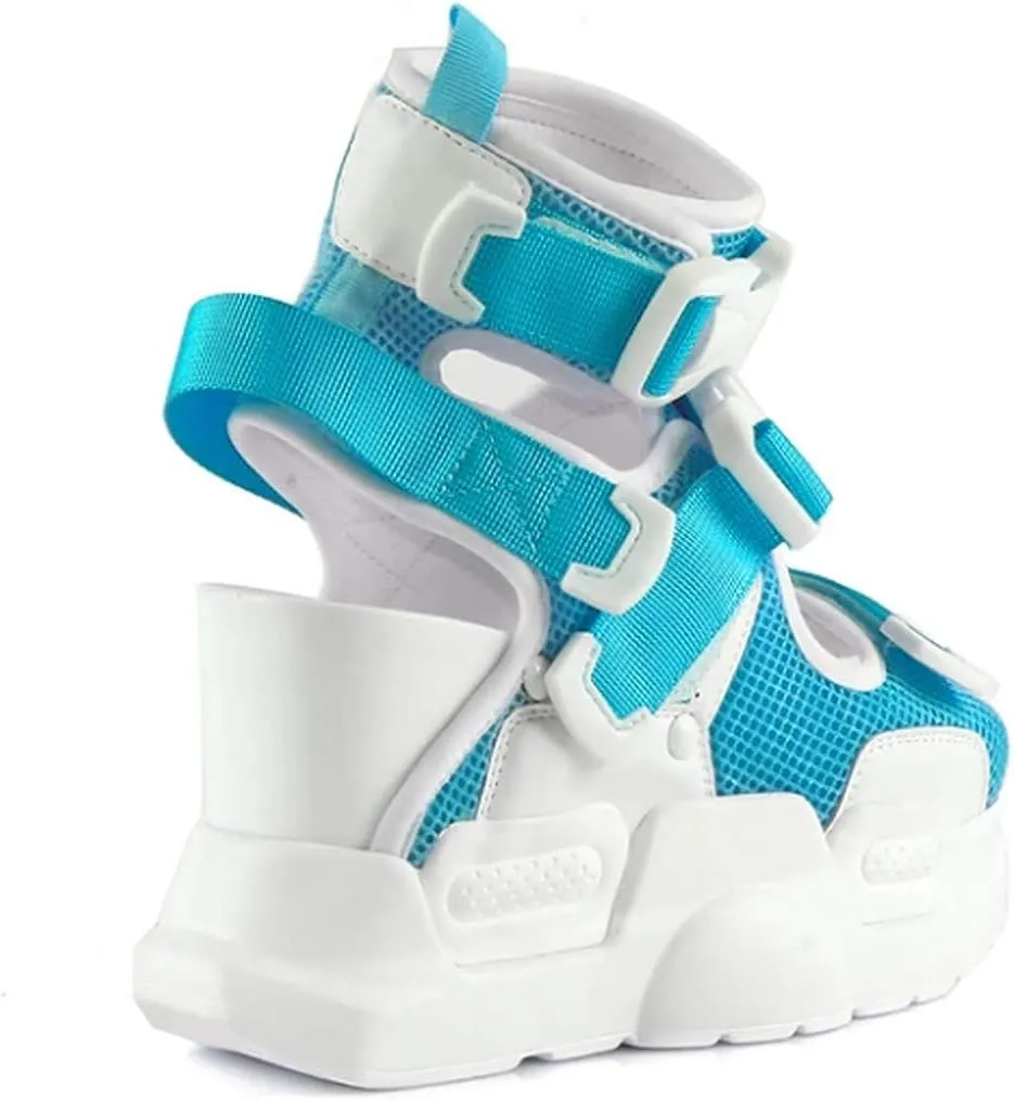 Anthony Wang Platform Women's Buckle Sandals-Mulberry-01