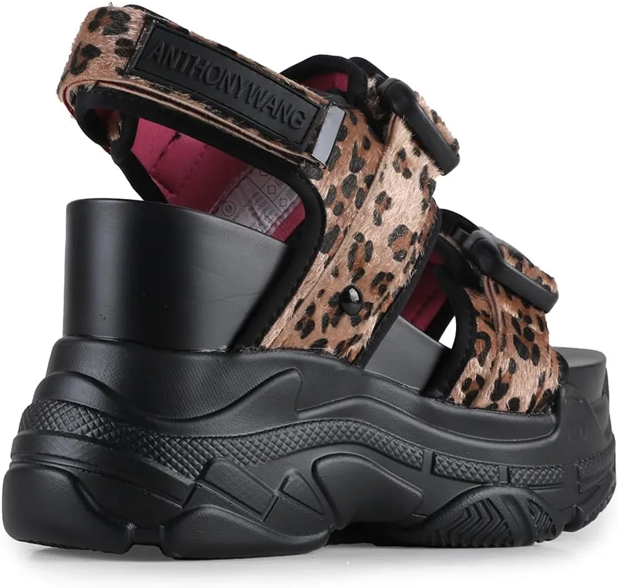 AnthonyWang Peach-02 Platform Women's Buckle Sandals