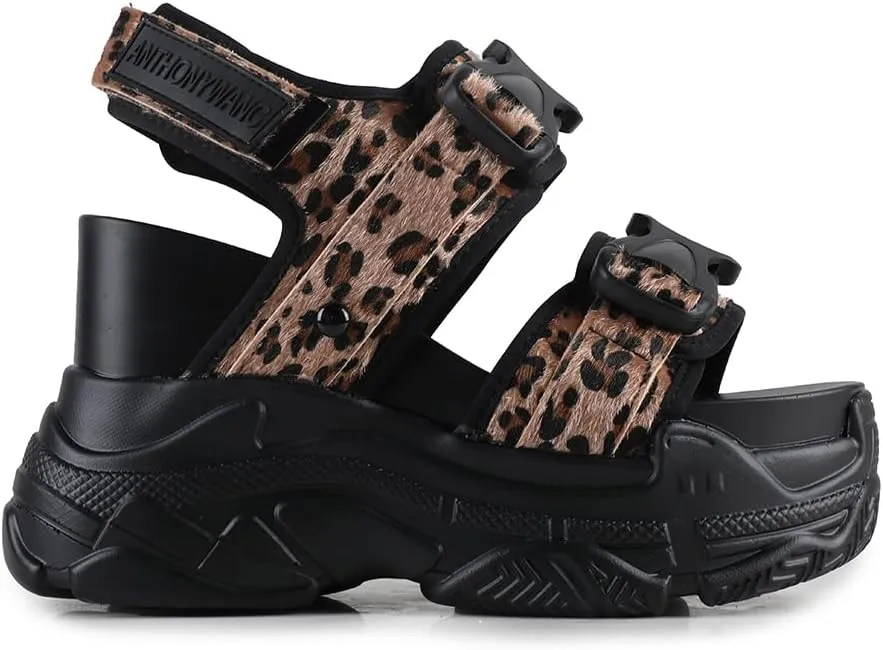 AnthonyWang Peach-02 Platform Women's Buckle Sandals