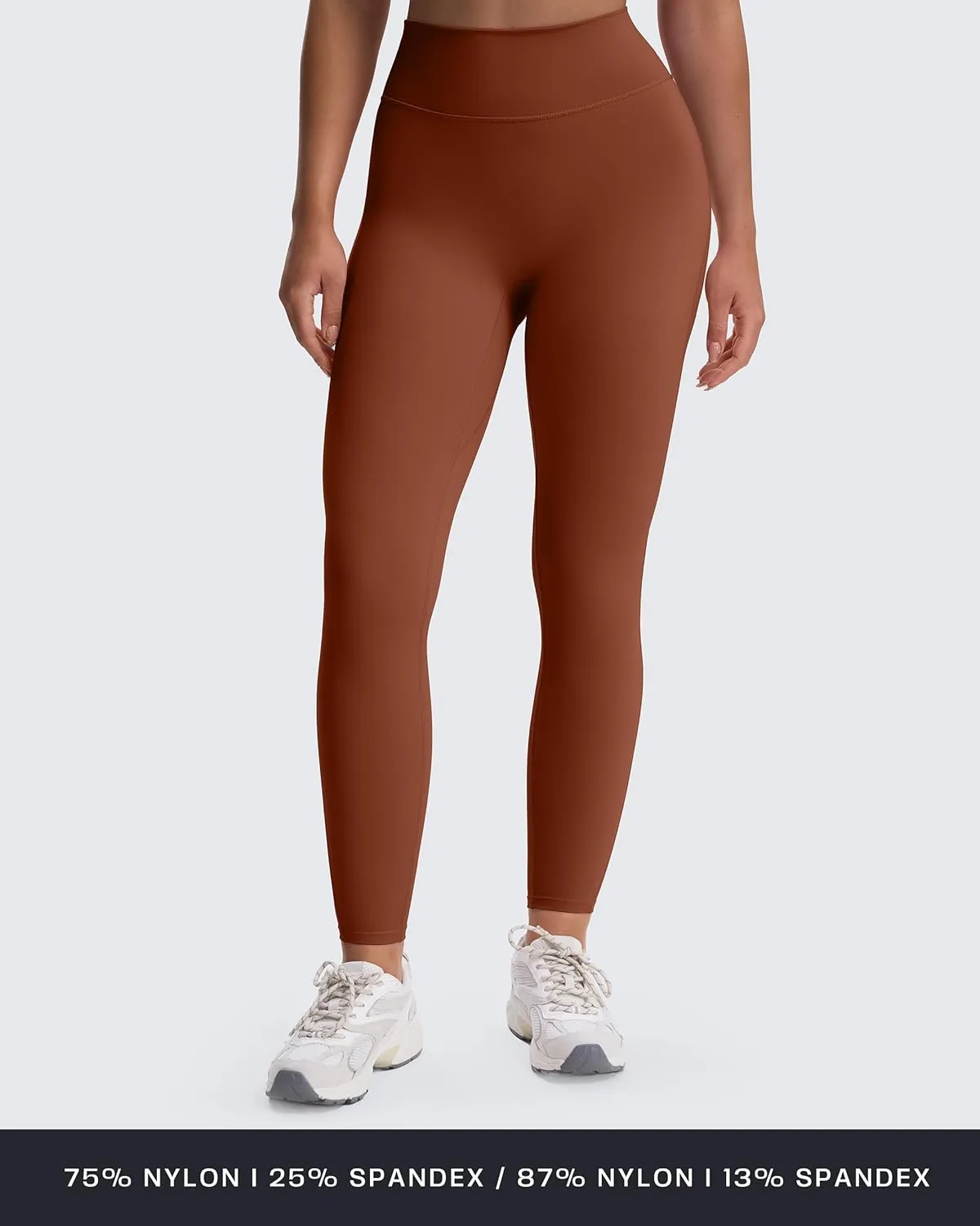 Aoxjox High Waisted Workout Leggings for Women Trinity Yoga Pants 26.5"
