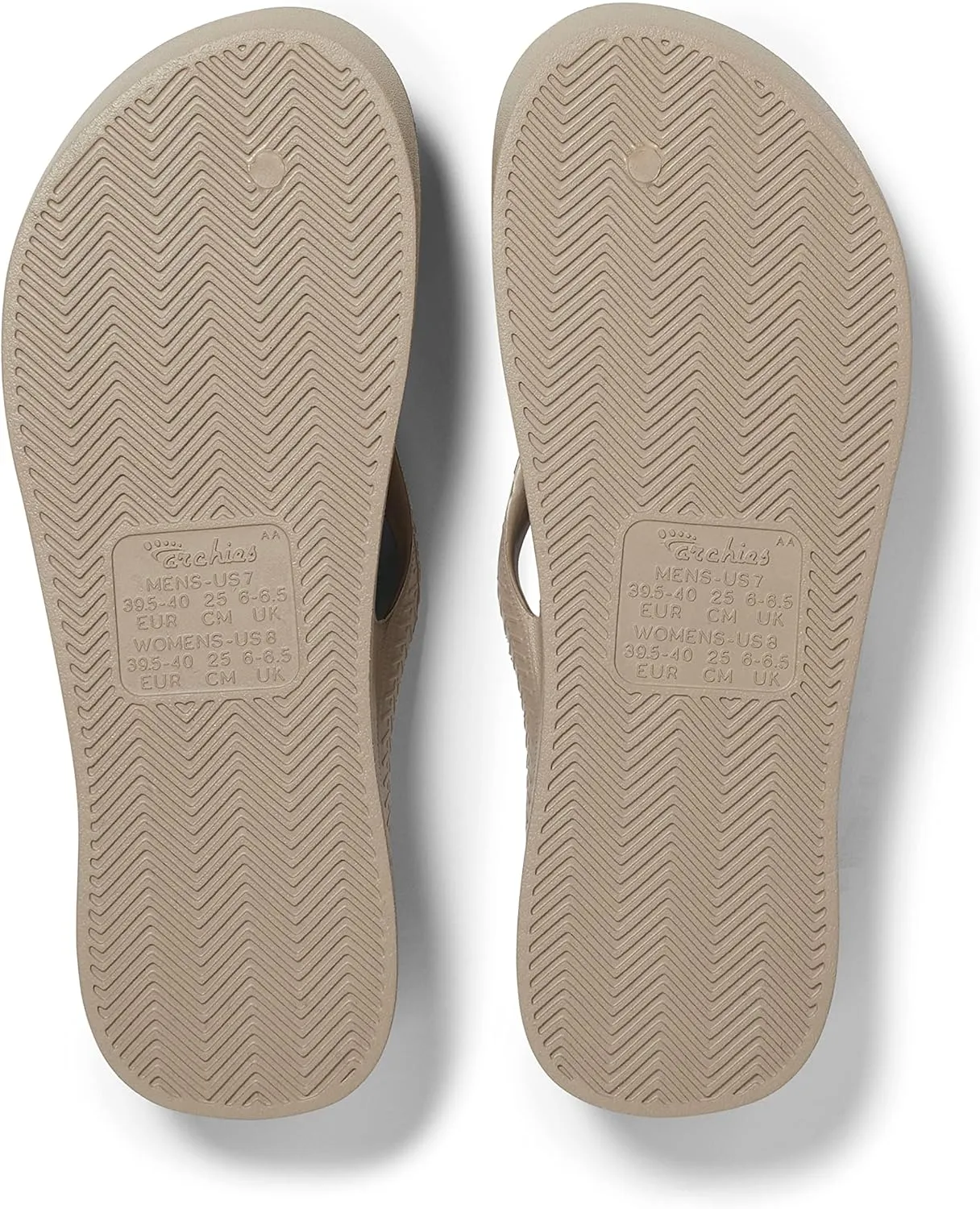 Archies Arch Support Flip Flops for Men & Women – Orthotic Sandals for Plantar Fasciitis Relief – Lightweight, Cushioning, Shock-Absorbing Thong Sandals for Walking, Foot Pain & All-Day Comfort