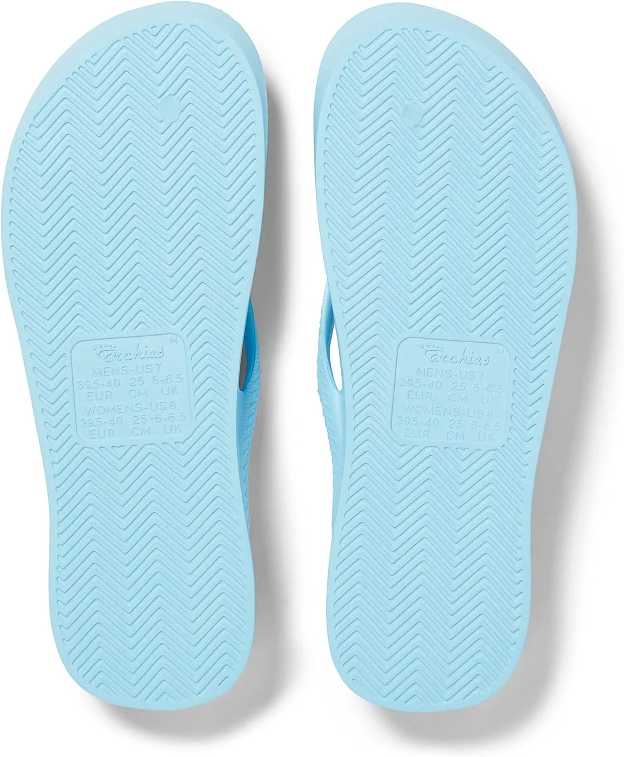 Archies Arch Support Flip Flops for Men & Women – Orthotic Sandals for Plantar Fasciitis Relief – Lightweight, Cushioning, Shock-Absorbing Thong Sandals for Walking, Foot Pain & All-Day Comfort