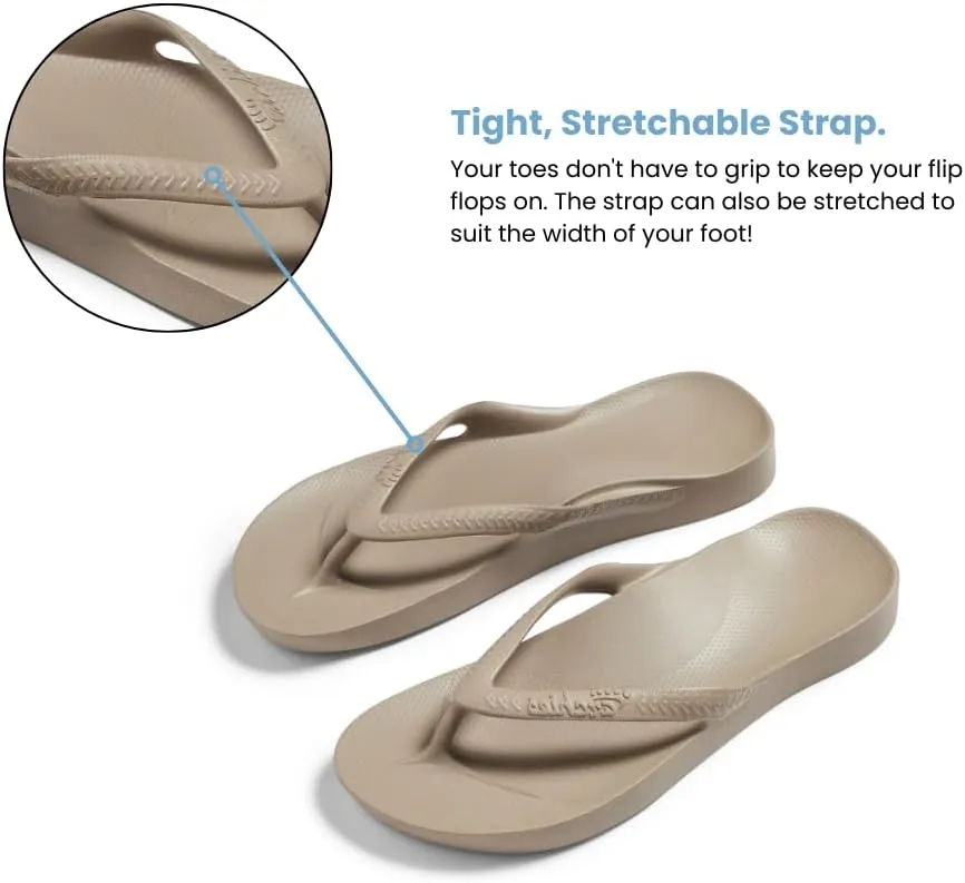 Archies Arch Support Flip Flops for Men & Women – Orthotic Sandals for Plantar Fasciitis Relief – Lightweight, Cushioning, Shock-Absorbing Thong Sandals for Walking, Foot Pain & All-Day Comfort