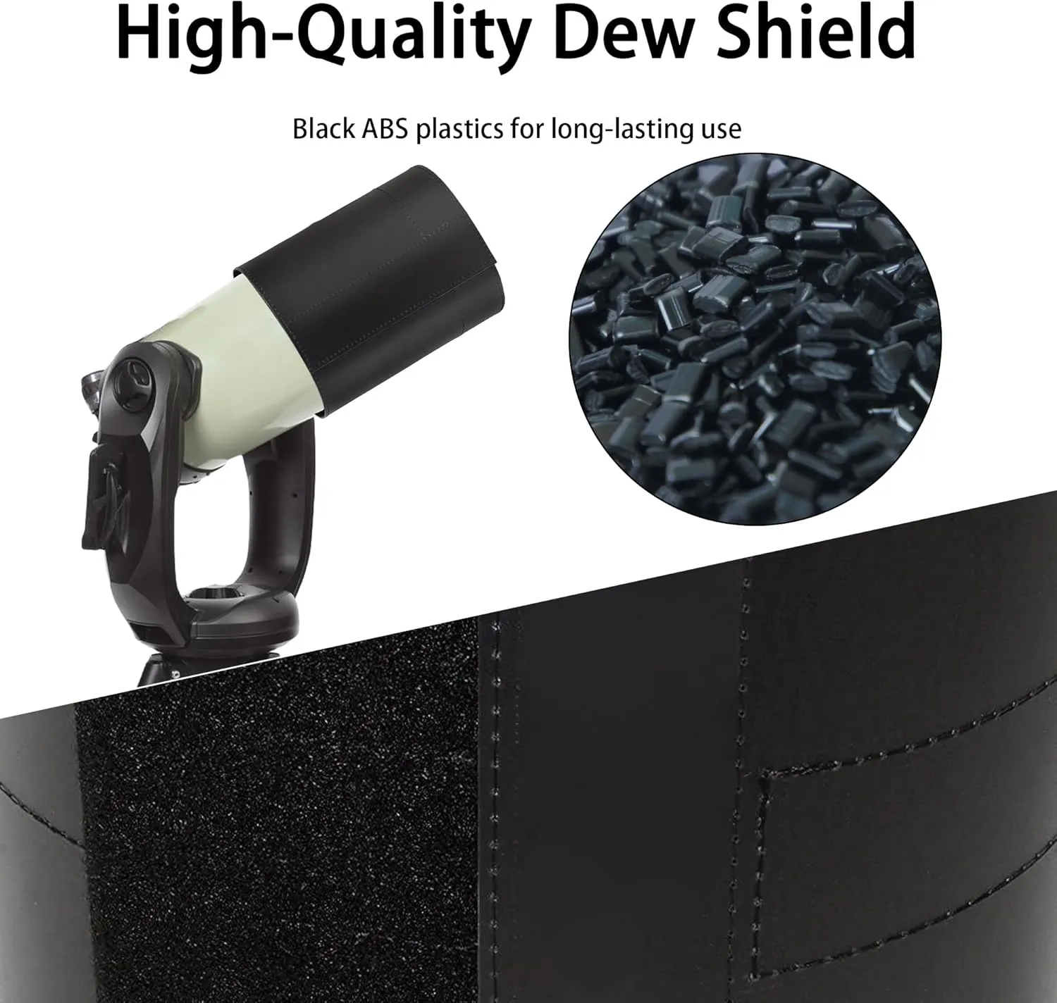 Astromania Flexible Dew Shield for Telescope Front Outer Diameter from 250-270mm Diameter - Keep Dew Away and Gives You Clear observing for The Entire Night
