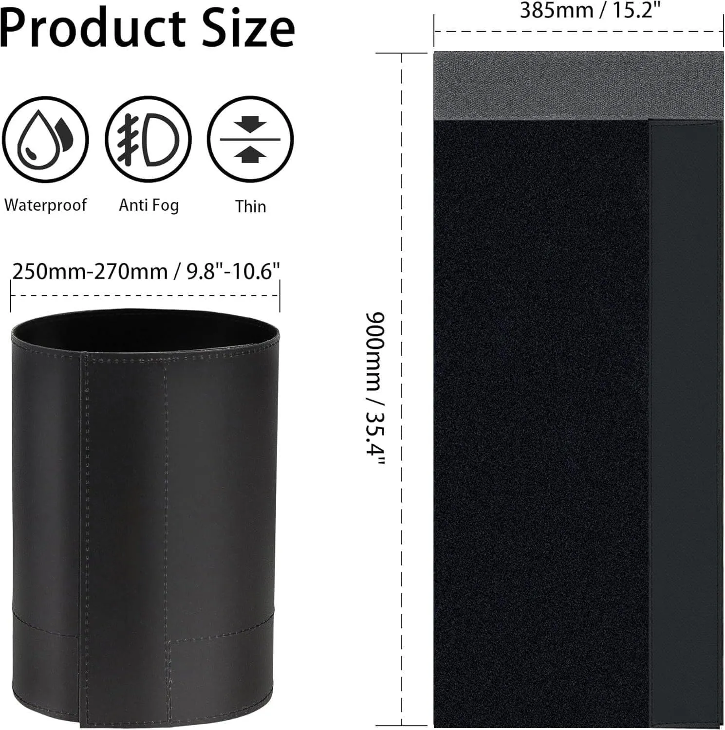 Astromania Flexible Dew Shield for Telescope Front Outer Diameter from 250-270mm Diameter - Keep Dew Away and Gives You Clear observing for The Entire Night
