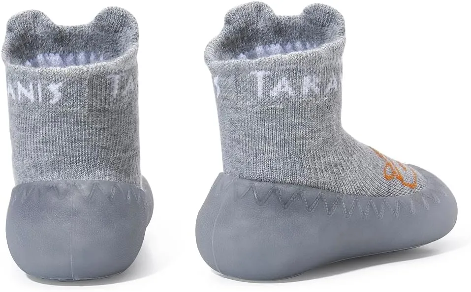 Baby Sock Shoes Walking Shoes Infant Breathable Slippers with Soft Rubber Sole Boys Girls Grip Socks