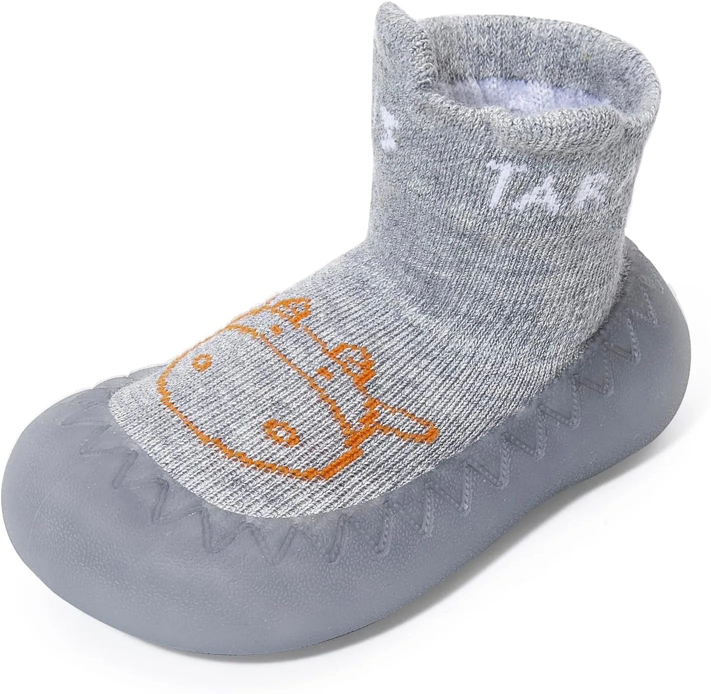 Baby Sock Shoes Walking Shoes Infant Breathable Slippers with Soft Rubber Sole Boys Girls Grip Socks