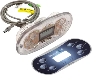 Balboa 55673KIT TP600 Topside w/Buttons for Jets/Aux/Flip/Warm/Light/Cool/LCD