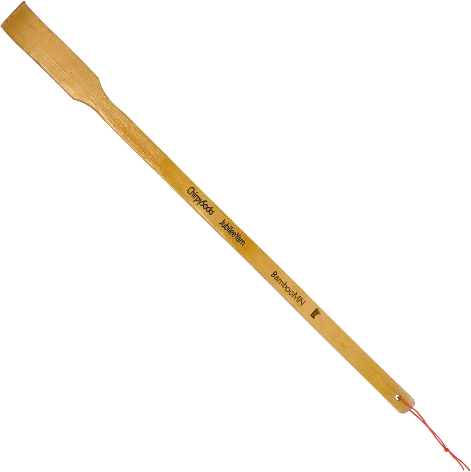 BambooMN 25 Inch Bamboo Wooden Back Scratchers Shoe Horn for Itchy Stress Relief, 6 Pieces