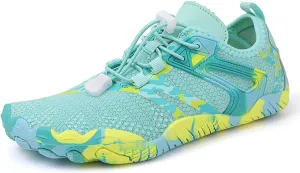 Barefoot Water Shoes for Women Men, Barefoot Shoes with Wide Toe Box, Non-Slip & Quick Dry Breathable Beach Pool Aqua Swim Surf Hiking Walking Shoes