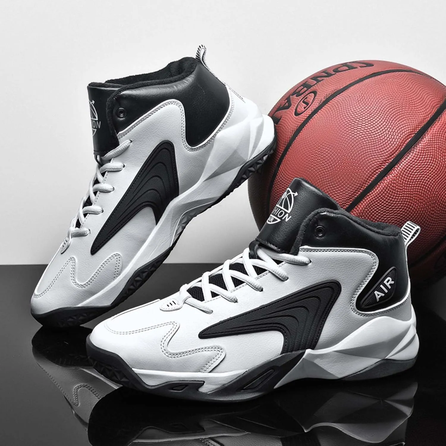 Basketball Sneakers for Men, High Top Womens or Mens Sneakers for Street or Court, Shoes Men and Woman Sizes