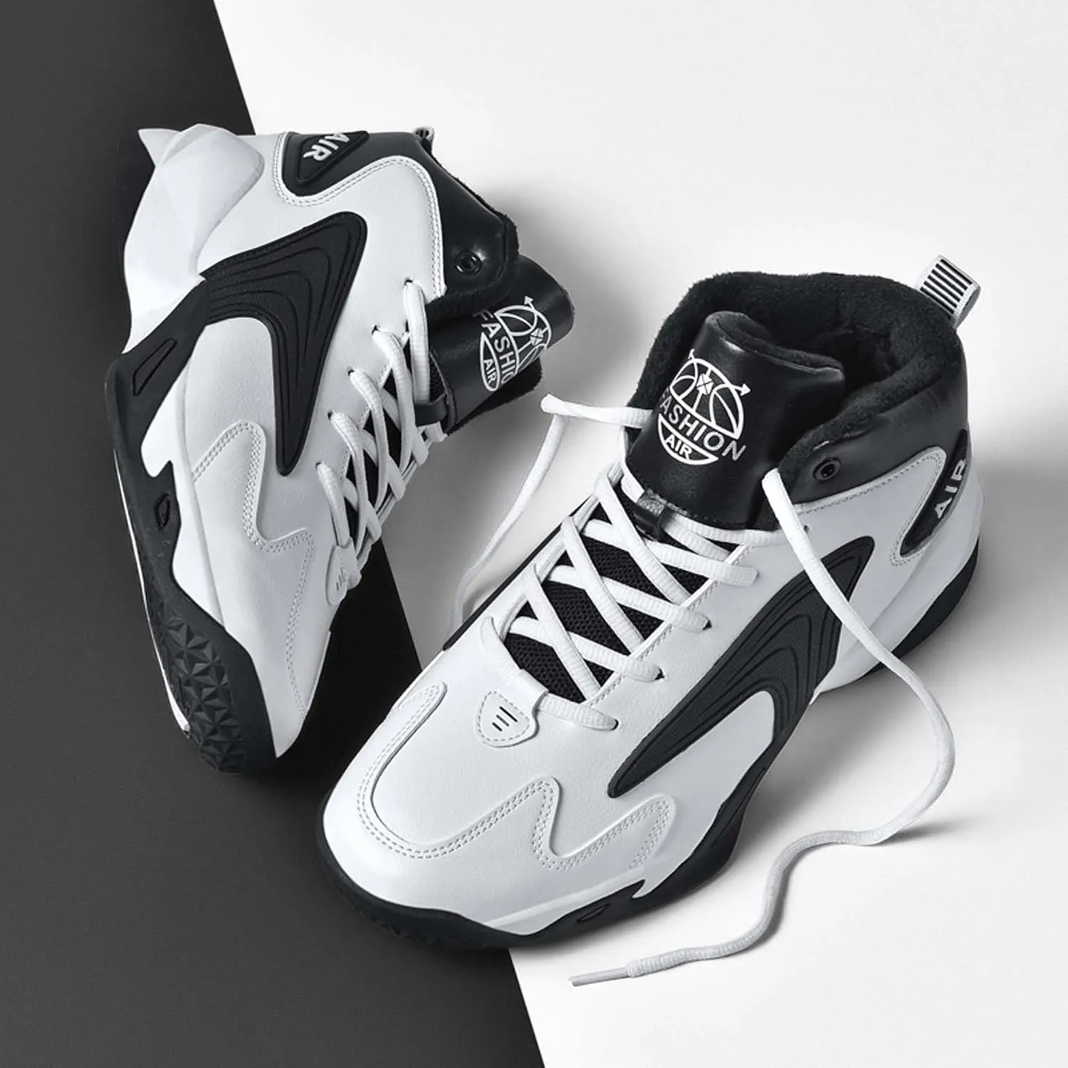 Basketball Sneakers for Men, High Top Womens or Mens Sneakers for Street or Court, Shoes Men and Woman Sizes