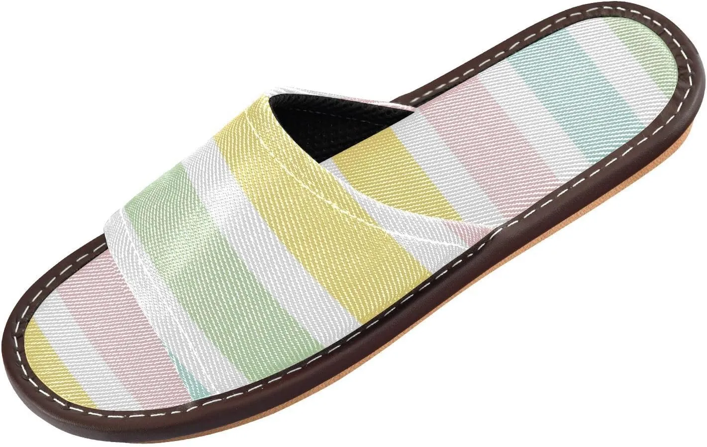 Bathroom Shower Slippers Indoor Outdoor Ultralight Cute Open Toe Slide Slipper for Airplane Guests